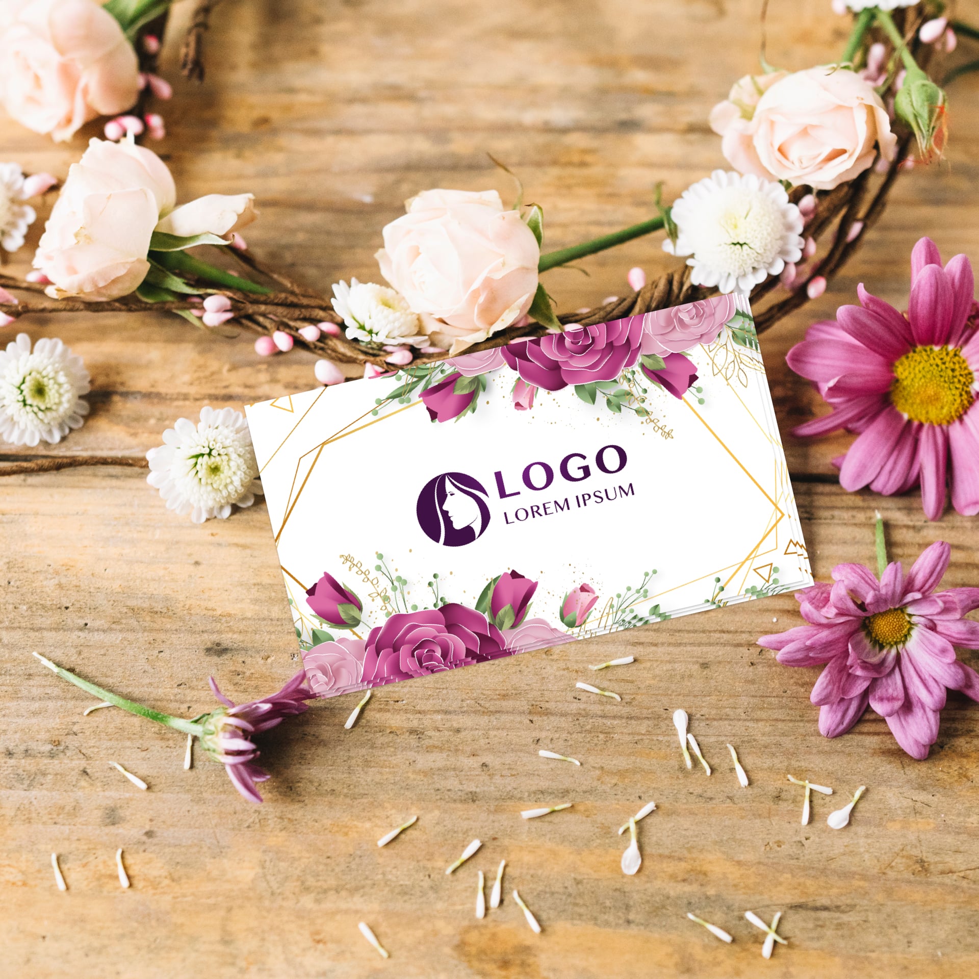 Oboustranná vizitka pro nehtovou modeláž / zadní strana