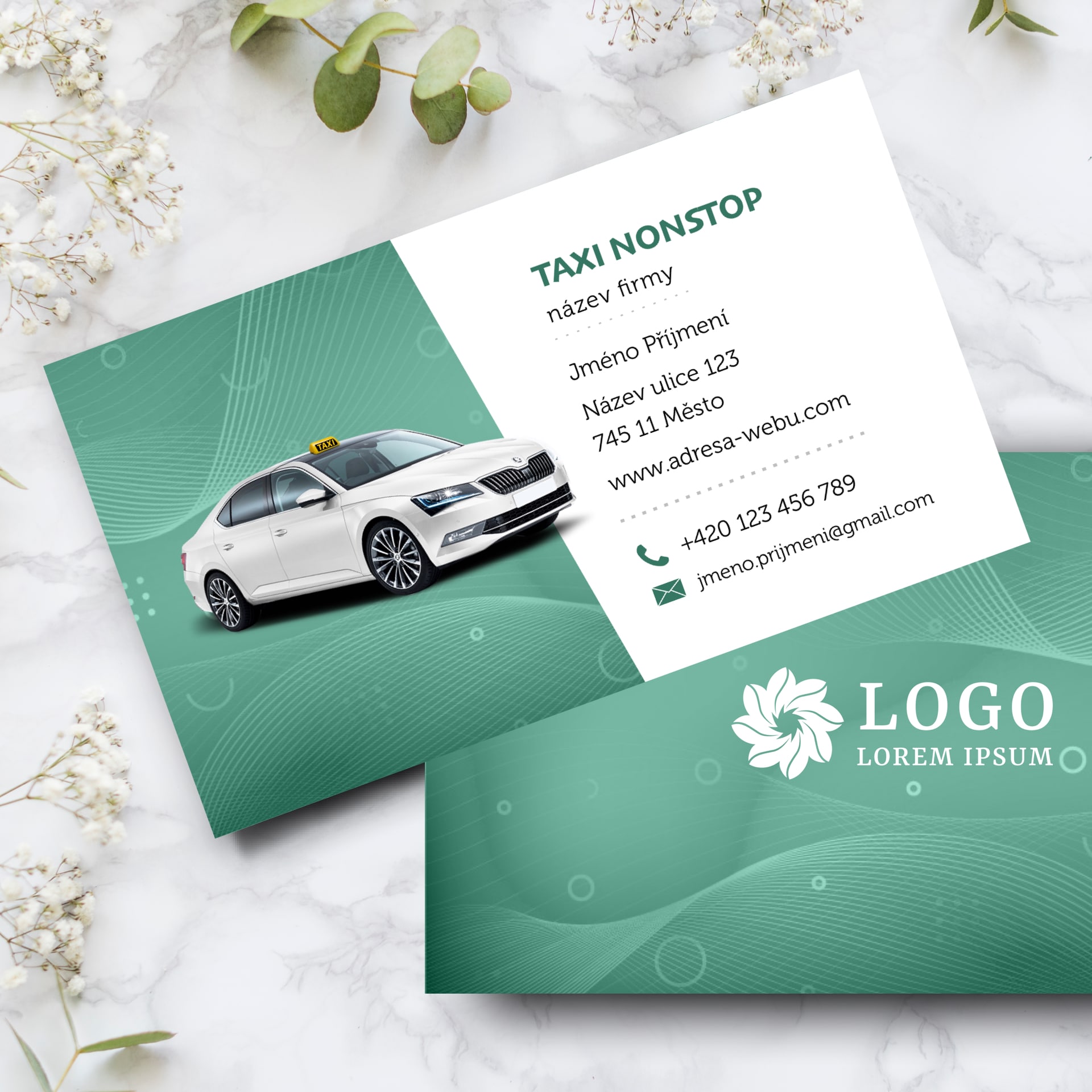 Vizitky pro taxi